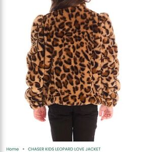 Chaser Kids Leopard Print Jacket